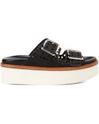 Tod's - 65Mm Leather Mules - Lyst