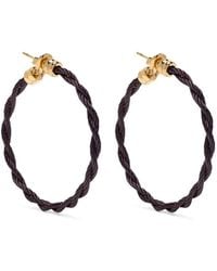 Charriol - Love Twist Hoop Earrings - Lyst
