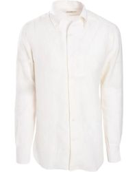 Luciano Barbera - Linen Shirt - Lyst
