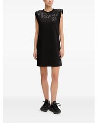 EA7 - Minikleid Mit Leoparden-Print - Lyst