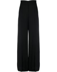 Moschino - High-waisted Wide-leg Trousers - Lyst