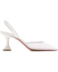 AMINA MUADDI - Holli Polka-Dot Slingback Pumps - Lyst