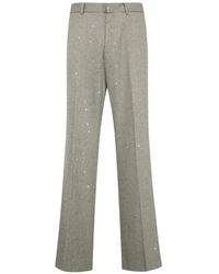 Amiri - Sequin-Embellished Houndstooth-Pattern Trousers - Lyst