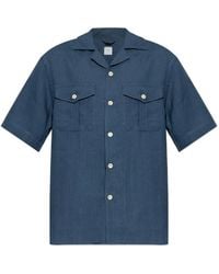 Eleventy - Camisa Con Botón En El Bolsillo - Lyst