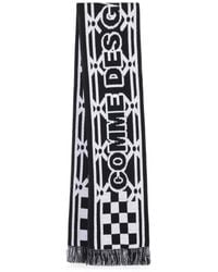Comme des Garçons - Logo-Intarsia Checkered Scarf - Lyst