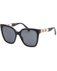 Moschino - Cat-Eye-Brille Mit Kettendetail - Lyst