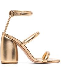 Gianvito Rossi - Adrie 90mm Leather Sandals - Lyst