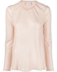 Alysi - Hoodie Mit Lurex-Detail - Lyst