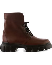 Högl - Winter Chunky-Sole Lace-Up Ankle Boots - Lyst