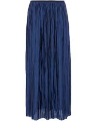 Roberto Collina - Pleated Midi Skirt - Lyst