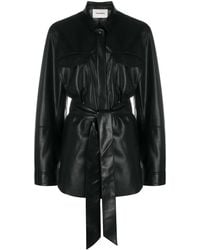 Nanushka - Tie-waist Shirt - Lyst