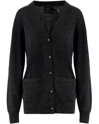 Polo Ralph Lauren - Button-Front Patch-Pocket Cardigan - Lyst