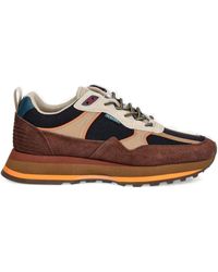 Paul Smith - Banks Suede Panelled Sneakers - Lyst