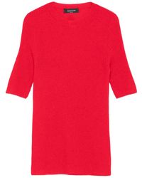 Fabiana Filippi - Ribbed Short-Sleeve Top - Lyst