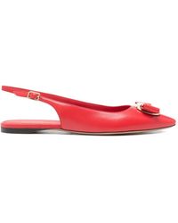 Ferragamo - Zelmy Bow Ballet Flats - Lyst