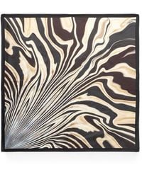 Roberto Cavalli - Marble-Print Scarf - Lyst