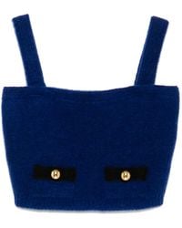 Alessandra Rich - Knitted Tank Top - Lyst