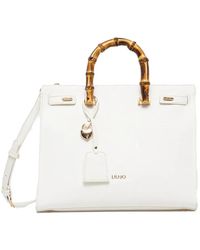 Liu Jo - Bolso shopper con letras del logo - Lyst