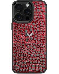 Velante - Crocodile-Texture Iphone 16 Pro Case - Lyst