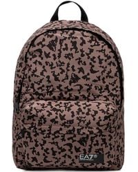 EA7 - Sac À Dos À Imprimé Intégral - Lyst