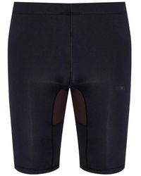MM6 by Maison Margiela - Logo-Print Swim Shorts - Lyst