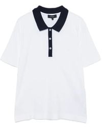 Fay - Buttoned Collar Polo - Lyst