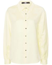 Karl Lagerfeld - Classic-collar Buttoned Shirt - Lyst