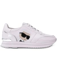 KARL LAGERFELD - Karl Patch-Detail Low-Top Sneakers - Lyst