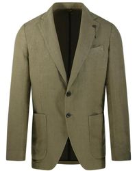 Santaniello - Single-Breasted Blazer - Lyst