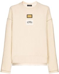Dolce & Gabbana - Sweater Met Logopatch - Lyst