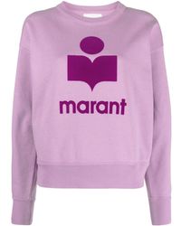 Isabel Marant - Mobyli Logo-embellished Sweatshirt - Lyst