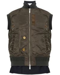 Sacai - Layered Hybrid Vest - Lyst