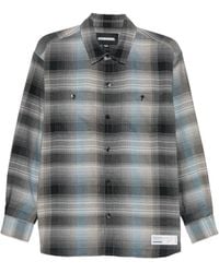 Neighborhood - Check-Pattern Long-Sleeve Shirt - Lyst