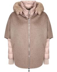 Moorer - Pegaso Fur-Trim Hooded Jacket - Lyst