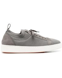 Santoni - Round-toe Lace-up Sneakers - Lyst