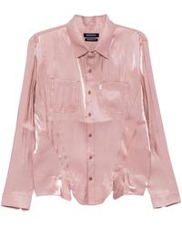 JUNTAE KIM - Corset-Style Shirt - Lyst
