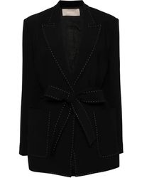 Elie Saab - Blazer À Coutures Contrastantes - Lyst