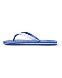 Hackett - Capri Gill Flip-Flops Mit Palmen-Print - Lyst