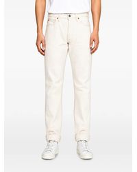 SAMURAI JEANS - Vaqueros Rectos Con Parche Del Logo - Lyst