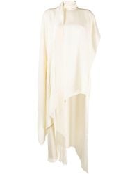 ‎Taller Marmo - Attached-scarf Asymmetric Kaftan Dress - Lyst