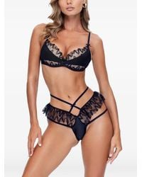 GOD SAVES QUEENS - Soutien-Gorge À Nœud Et Finitions En Dentelle - Lyst