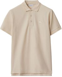Burberry - Polo de manga corta de algodón - Lyst