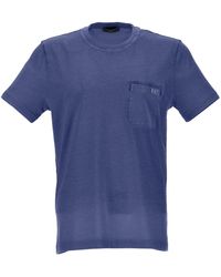 Fay - T-shirt con ricamo - Lyst