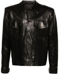 Salvatore Santoro - Classic-collar Leather Jacket - Lyst