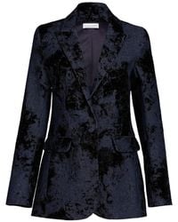 Silvia Tcherassi - Rebeca Velvet-Effect Jacket - Lyst