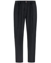 Herno - Pleat-Detail Trousers - Lyst