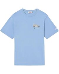 MC2 Saint Barth - T-Shirt Portofino Clair Poudré Avec Broderie All I Need Is A G-In Class - Lyst