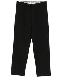 Amaranto - Pressed-Crease Tailored Trousers - Lyst