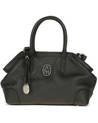 Ash - Josephine Logo-Plaque Pebbled Shoulder Bag - Lyst