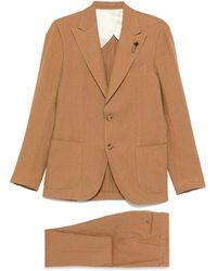 Lardini - Anzug Mit Brosche - Lyst